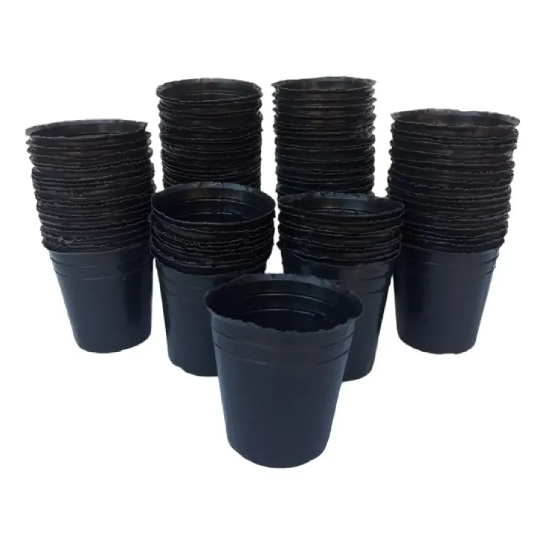 Maceta Soplada Pack 18 Unidades Color Negro — foto 2 de 2